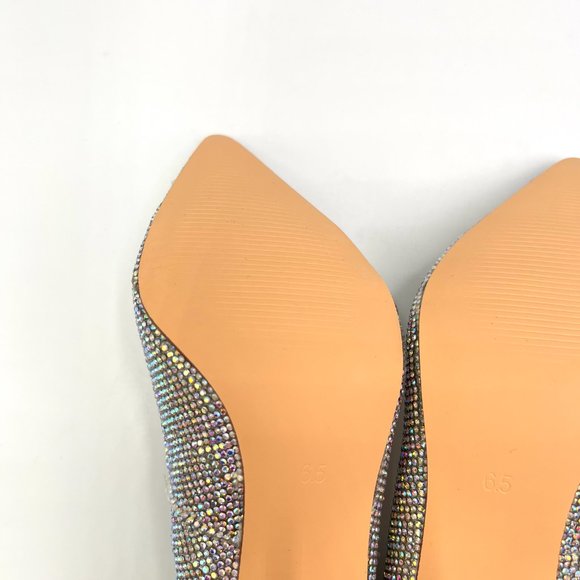 Steve Madden‎ Womens Altisha Rhinestone Jewel Encrusted Heels Pumps Shoes 6.5M - Picture 11 of 16
